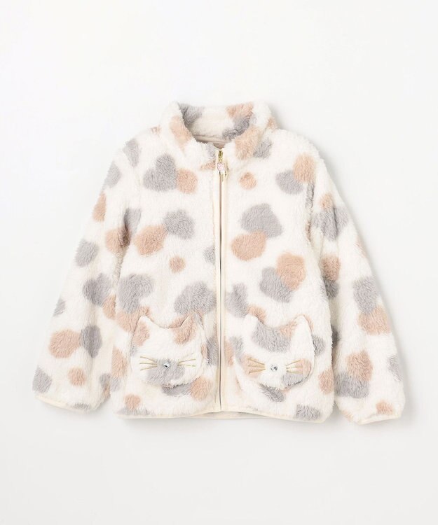 ANY KIDS 【ドッキング可能】ネコボアブルゾン ミケネコ