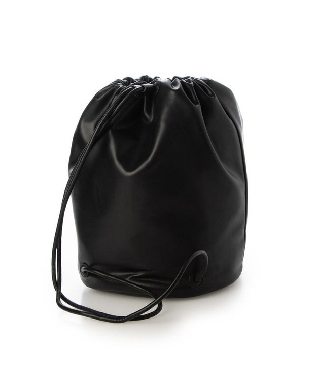 UNBILLION カシュカシュ cachecache / ガーメント合皮ボンサック ブラック