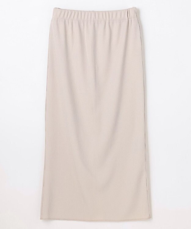 ANY L テレコナロースカート ライトベージュ