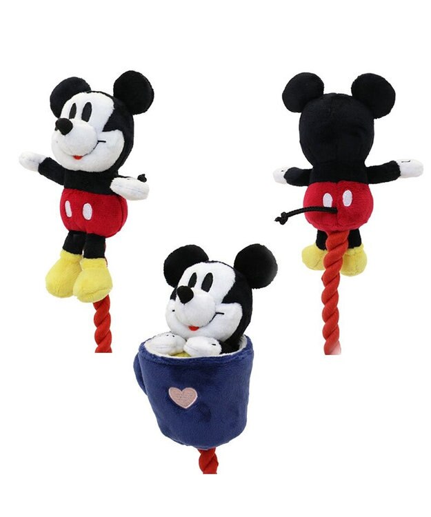 PET PARADISE ディズニー飛び出すロープトイ 《ミッキー/ミニー/プルート》 ミッキー