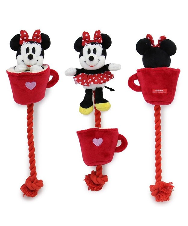 PET PARADISE ディズニー飛び出すロープトイ 《ミッキー/ミニー/プルート》 ミニー