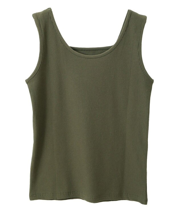 Green Parks 前後２ＷＡＹ　リブタンクトップⅡ Khaki