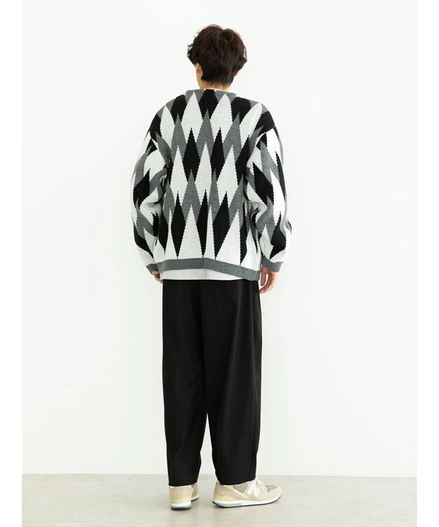 CRAFT STANDARD BOUTIQUE 【男女兼用】アーガイル柄カーディガン2 Black
