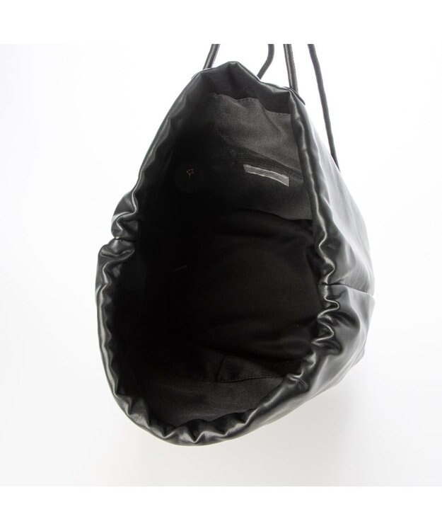 UNBILLION カシュカシュ cachecache / ガーメント合皮ボンサック ブラック