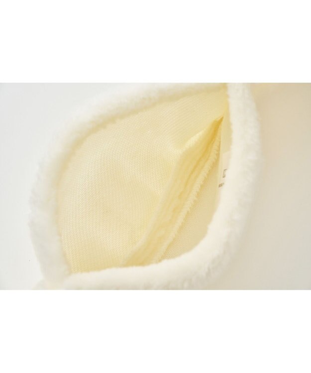 LOOM&SPOOL SRN3メリノウールあずきマフラー アイボリー