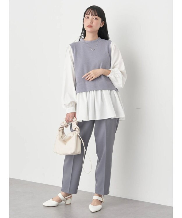 earth music&ecology ベストドッキングプルオーバー Sax