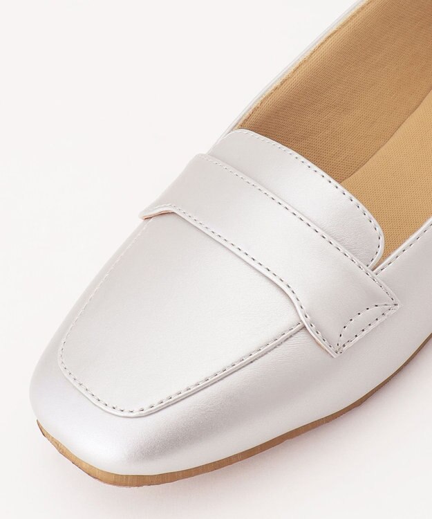 ANY 走れるローファースリッポン シルバー