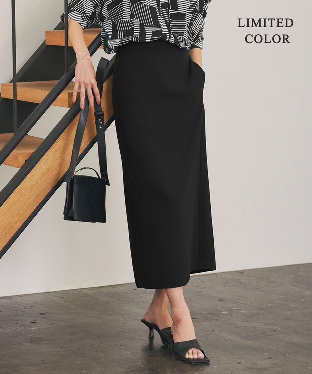 WEB限定カラーあり・洗える】 FluidBackSatin スカート ICB ファッション通販 【公式通販】オンワード・クローゼット