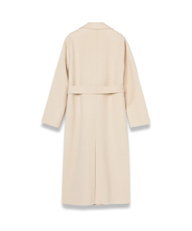 JOSEPH 【WEB&OUTLET限定】ダブルフェイスラムズ　ベルテッドコート Vanilla