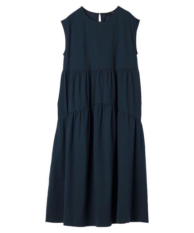 Green Parks ・ＳＵＧＡＲ　ＳＰＯＯＮ【ＣＯＯＬ】フレンチキリカエワンピ Dark Green