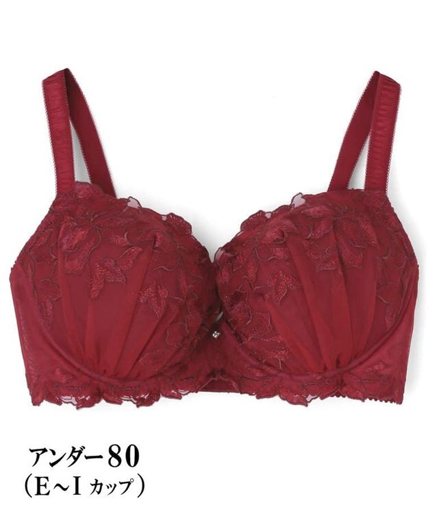 San-ai Resort（三愛水着楽園） エレガントコレクション【2411】単品ブラU80カップ 【northerly】 レッド