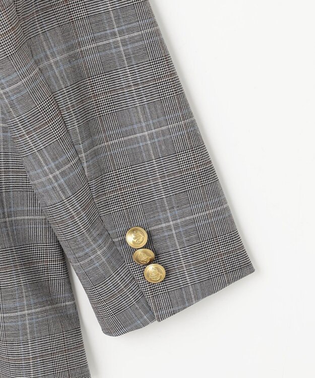 J.PRESS LADIES ANASTASIAトロ ダブル ジャケット グレーチェック系