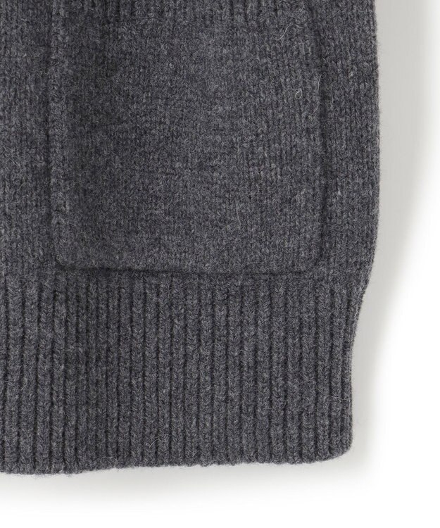 23区 フェアアイル カーディガン ライトグレー系