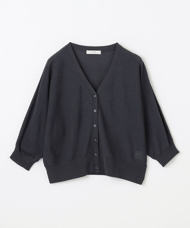 ANY L 【接触冷感/UVカット/抗菌防臭/手洗い可/アンチピリング】ファンクションカーディガン チャコール