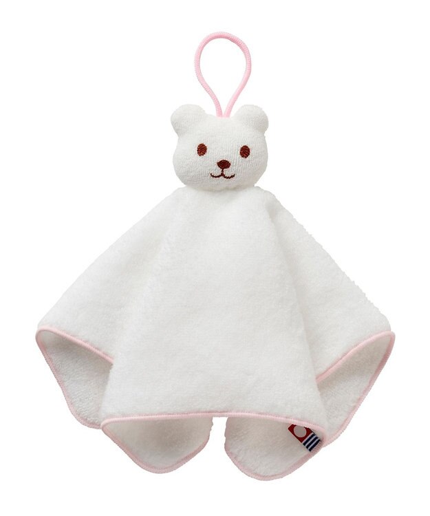 MIKI HOUSE HOT BISCUITS 【ミキハウス】 無撚糸バスポンチョギフトセット【BOX付き】 ピンク