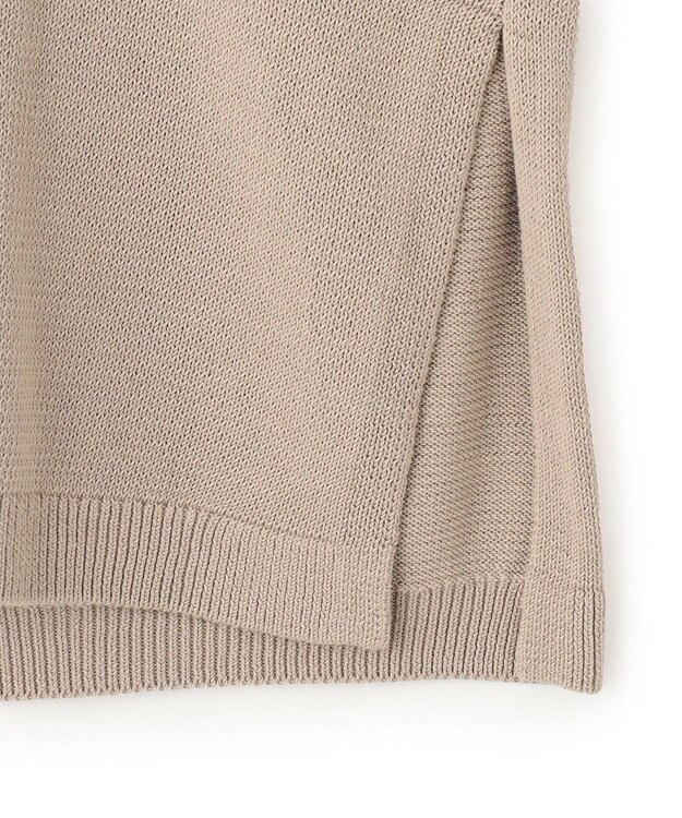 23区 S 【洗える】コットンコード ニットベスト ライトブラウン系