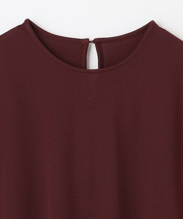 ANY L 【洗濯機可】ライトポンチコクーンワンピース ワイン