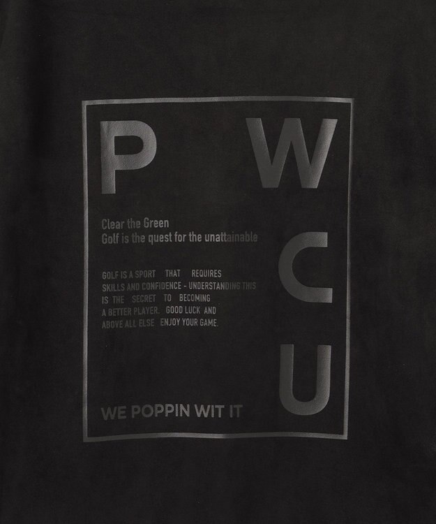 PW CIRCULUS 2025 NEW！【手洗い洗濯可】【WOMEN】スエードライク デタッチャブルフーディ ゴルフウェア レディース ブラック系