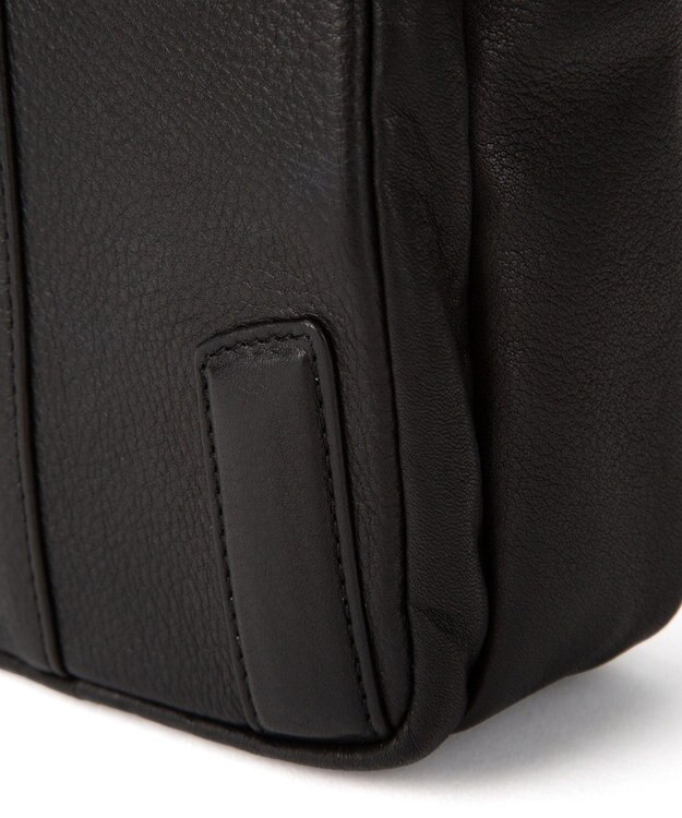 ACE BAGS & LUGGAGE LO HOMME PRESSE アルカイックソフト 本革 縦型ショルダーバッグ 小 71782 ロ・オム・プレッセ ブラック