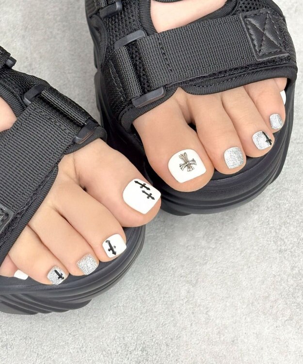 WEGO デザインフットネイルチップ 柄2