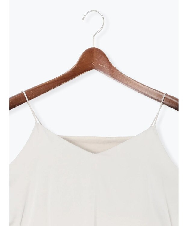 Te chichi 前後2WAYサテン&スムースキャミソール グレー