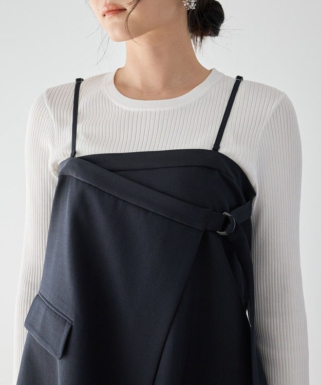 YECCA VECCA 2wayキャミソールビスチェ Navy