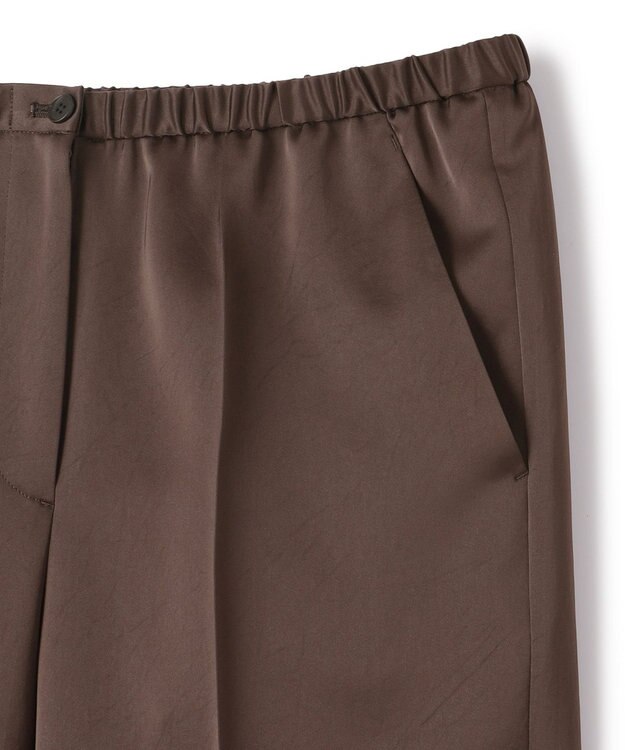 JOSEPH 【洗える】ドレーピーベネシャン　イージートラウザーズ Brown