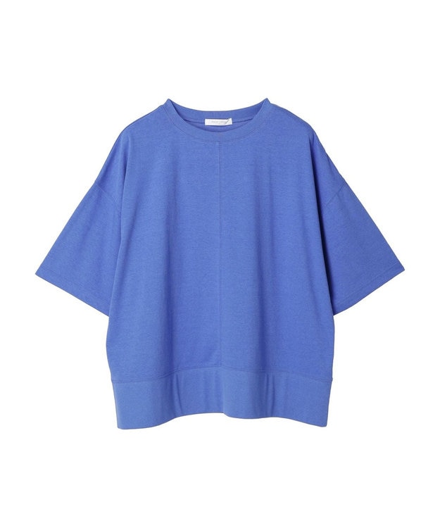 Green Parks 接触冷感裾リブＴシャツ Blue