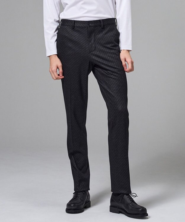 JOSEPH HOMME 新素材【セットアップ対応 / ストレッチ】スロープドビージャージー　テーパードパンツ / CITY EASY グレー系