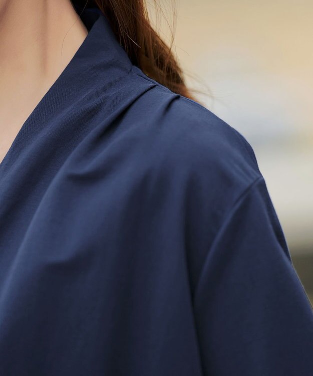 Tiaclasse L 【おのののかさん着用】冷凛(ひやりん)カノコカットソートッパーカーディガン ブルー