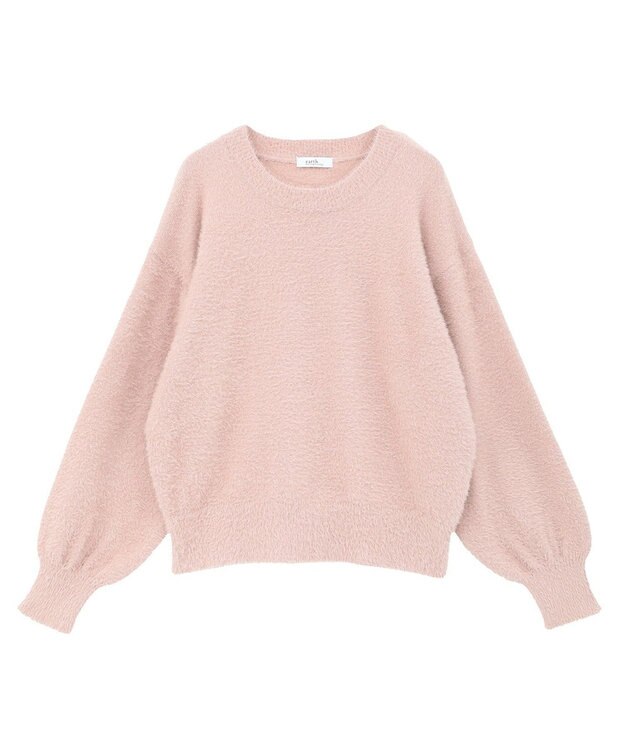 earth music&ecology ミニシャギープルオーバー Light Pink