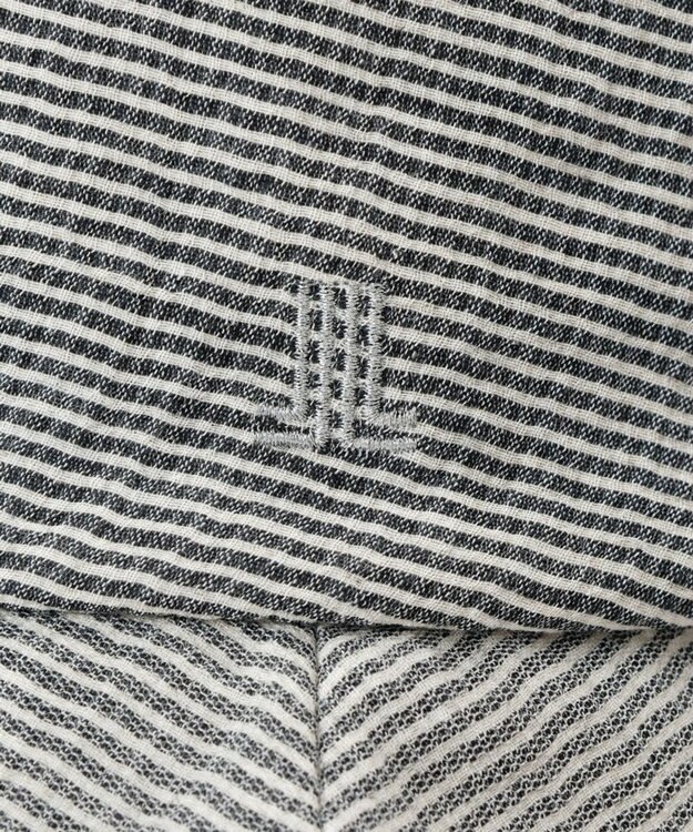 AURORA 【 LANVIN COLLECTION（ランバン コレクション） 】シルクギンガムカサブランカハット ミディアムグレー