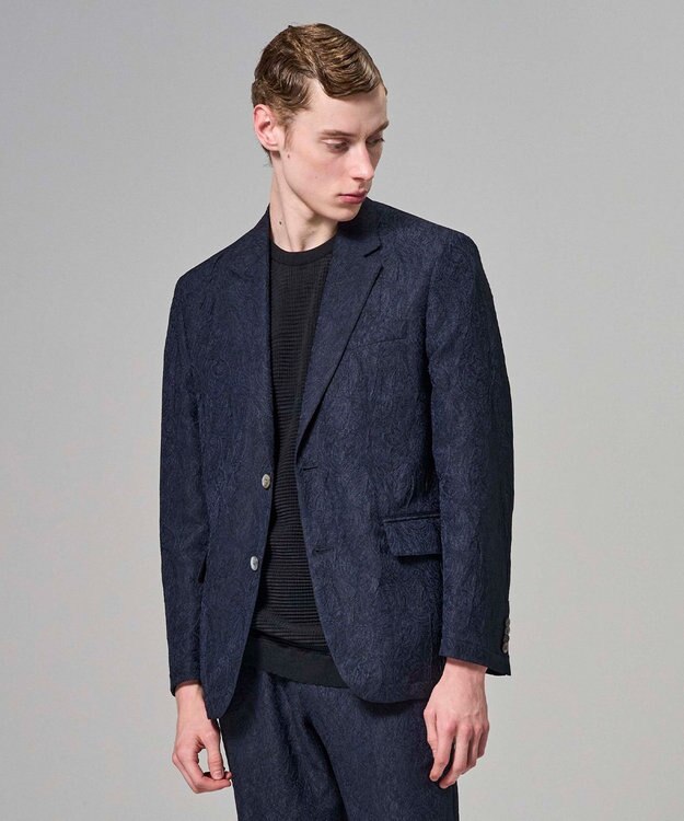 JOSEPH HOMME 【HIGH GRADE LINE】ブリーズリージャガード　ジャケット ネイビー系