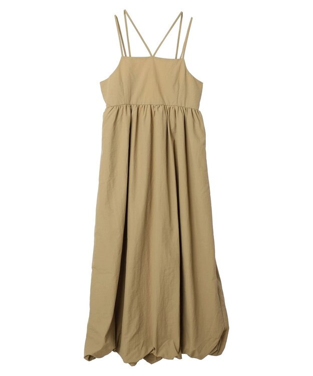 Green Parks ・ＥＬＥＮＣＡＲＥ　ＤＵＥ　バルーンキャミワンピース Beige