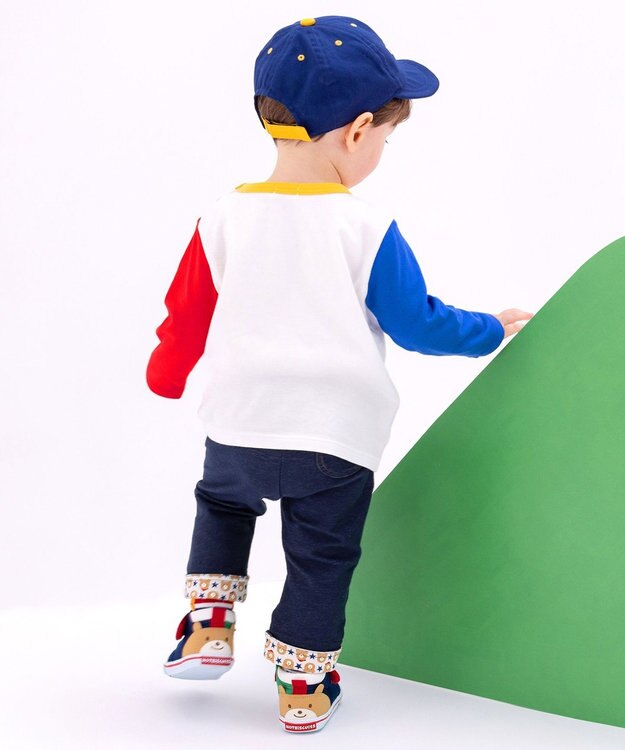 MIKI HOUSE HOT BISCUITS 【80-120cm】GOOD LIFE 長袖Tシャツ 白