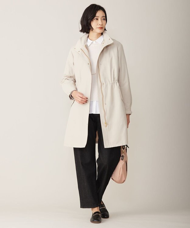 J.PRESS LADIES L VINAジェットオックス フーデッド コート ベージュ系
