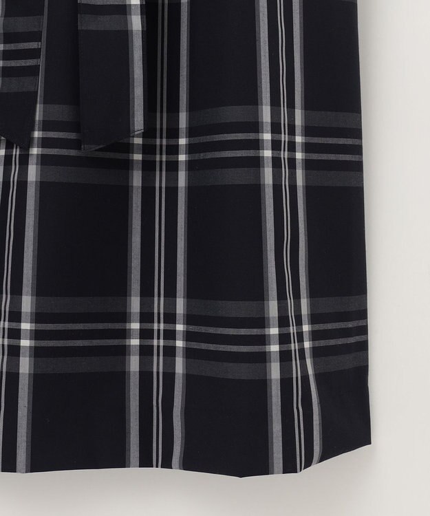 J.PRESS LADIES L 【洗える】コンパクトチェック ワンピース ネイビー系3