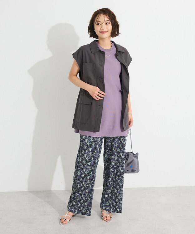 CRAFT STANDARD BOUTIQUE セルフカットイージープリーツパンツ B