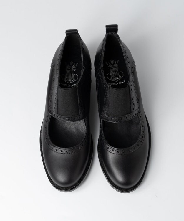 BONTRE 【BONTRE/ボントレ】フロントゴアブローグシューズ/40151-US ブラック