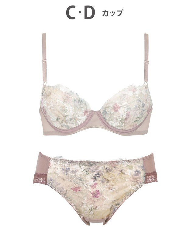 Wing ブラショーツセット　【マッチミーブラ】　ブラがわたしに合わせてくれる　ウイング／ワコール　KB8003 ブラウン