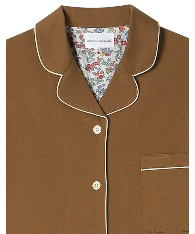 une nana cool ハイゲージコットンパジャマ　ＭＡＤＥ　ＷＩＴＨ　ＬＩＢＥＲＴＹ　ＦＡＢＲＩＣ BR