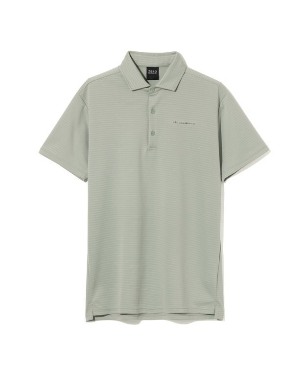 ZERO HALLIBURTON ボーダーポロシャツ ZHG-M6S5a 85189 ライトグリーン