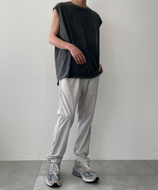 WEGO 【接触冷感/ストレッチ/ウエストゴム/MLサイズ展開/超COOL/快適】アイスパンツ ホワイト