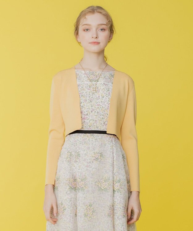 TOCCA 【洗える！】SQUARE BOLERO ボレロ ミモザイエロー系