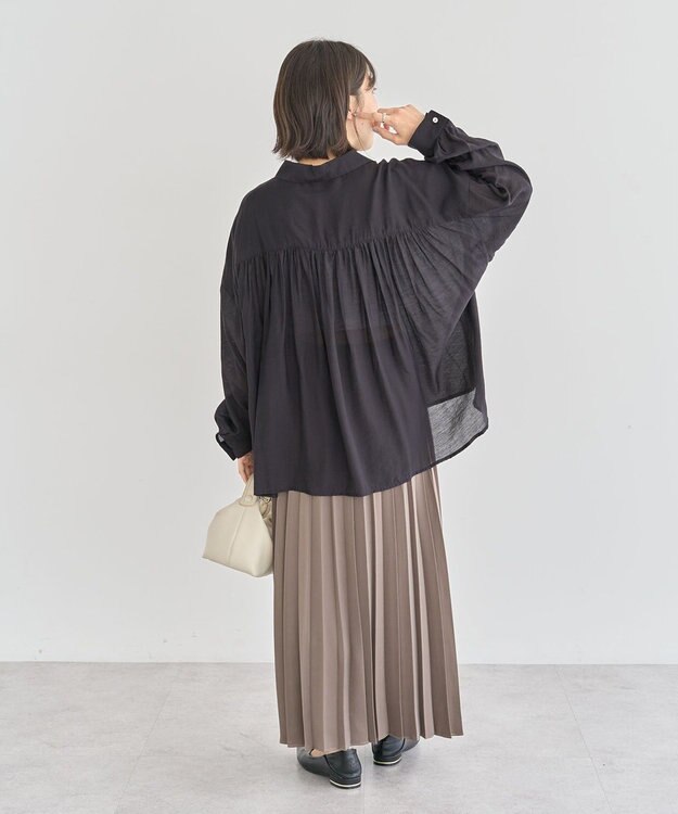 Green Parks ・ＥＬＥＮＣＡＲＥ　ＤＵＥ　シアーシャーリングシャツ Black