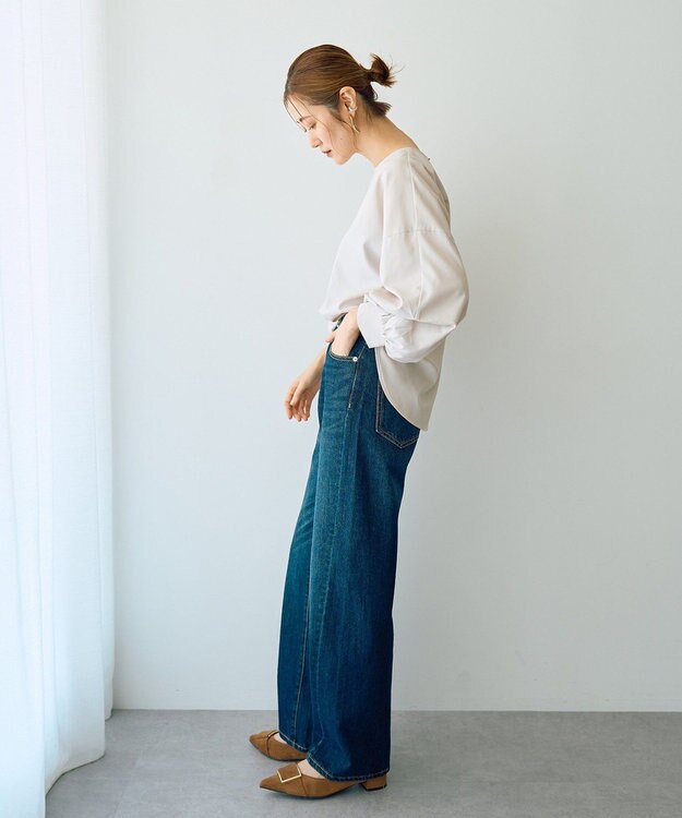 YECCA VECCA 2wayボリューム袖ブラウス Light Beige