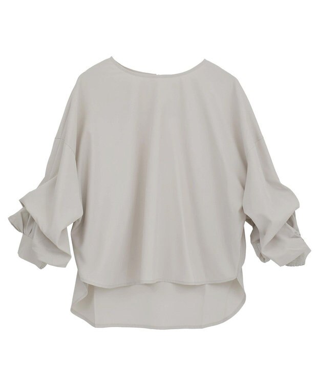 YECCA VECCA 2wayボリューム袖ブラウス Light Beige