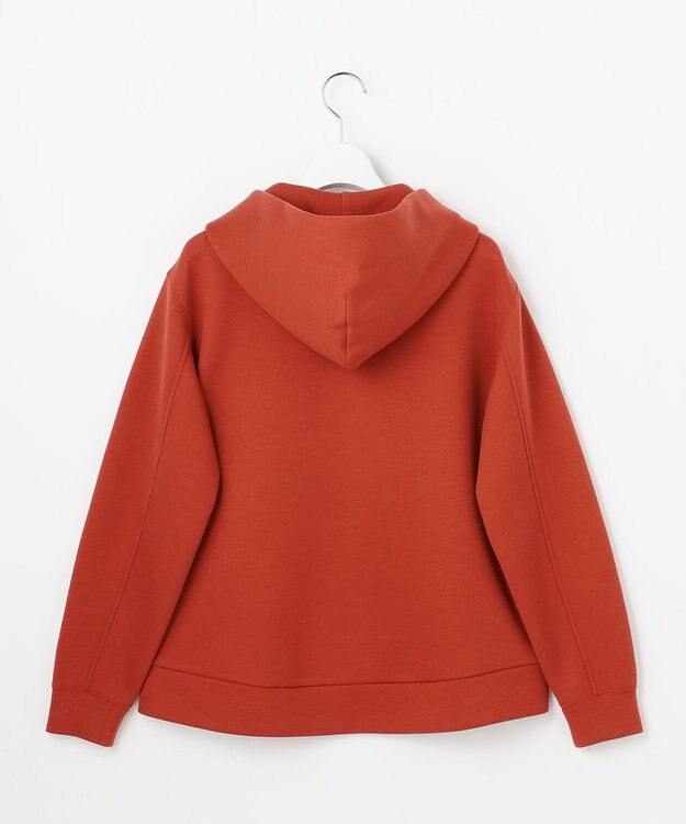 J.PRESS LADIES ダンボールジャージー ジップアップ パーカー オレンジ系