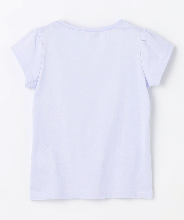 ANY KIDS フラワー×リボン ビスチェ付きTシャツ ネイビー