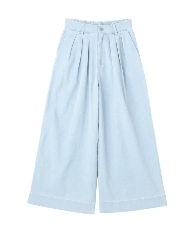 CRAFT STANDARD BOUTIQUE 3タックデニムパンツ Light Indigo